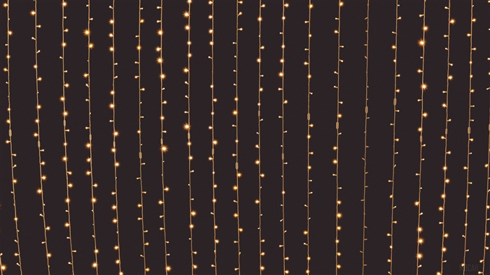 String lights garland 4K
