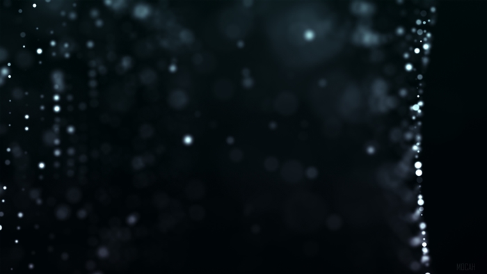 Abstract bokeh lights on black background 4K