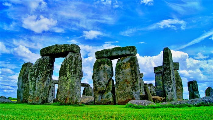 Stonehenge, England, Memorial Stones 4K