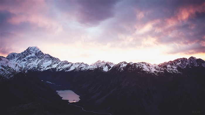 Aoraki Mount Cook National Park New Zealand 4K