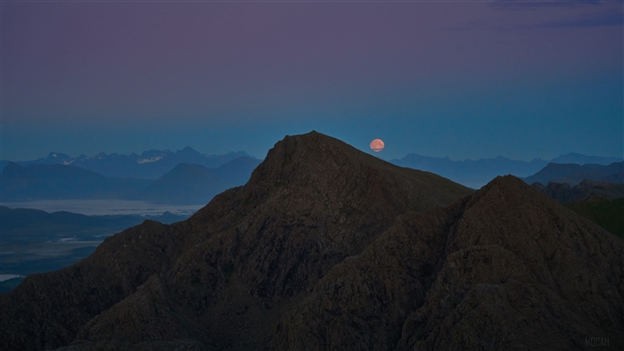 Moon Over Mountain