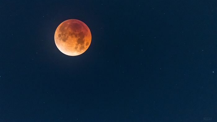 Blood Moon Lunar Eclipse 4K