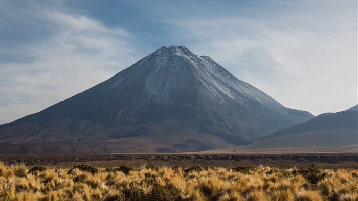 Volcano Mountain Landscape 4k