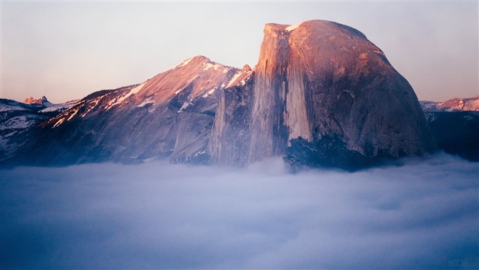 Half Dome in Yosemite National Park 4K