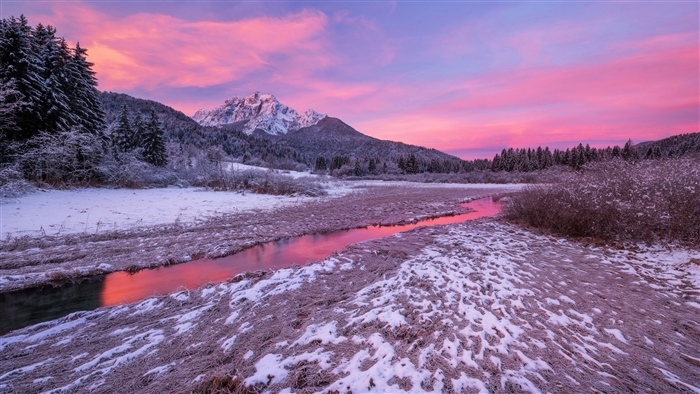 Winter Mountains Snow