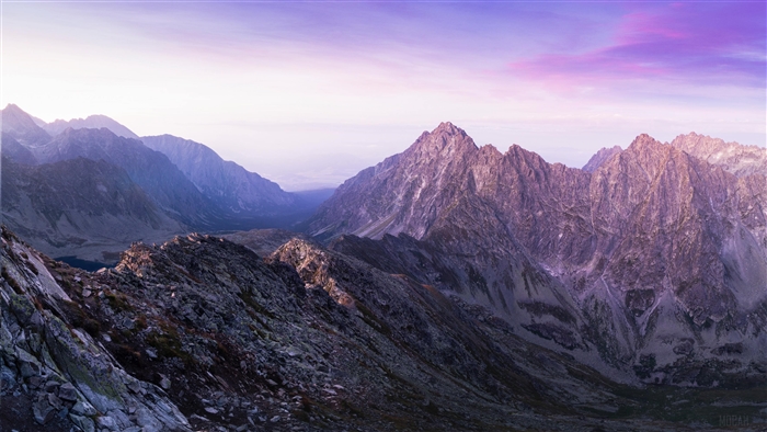 Rocky Mountains landscape 4K
