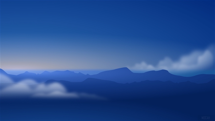 Blue Mountains and Clouds 4K