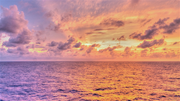 Sunset Reflections In Water