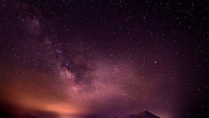 Milky Way Galaxy in a Night Sky