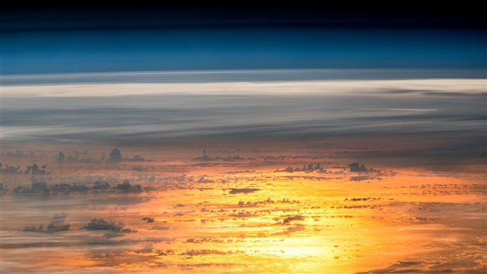 Sunset From The International Space Station