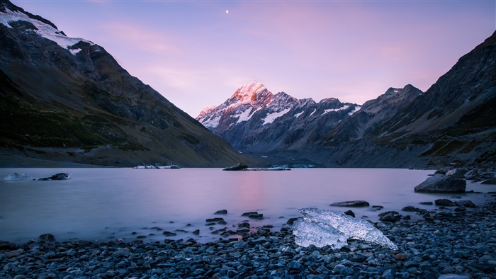 Mount Cook New Zealand Landscape 4K