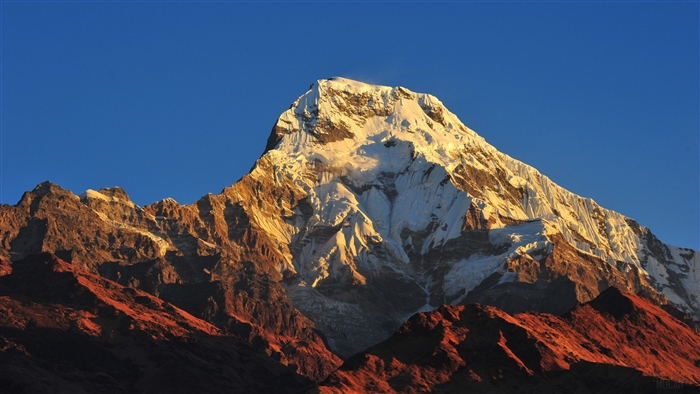 Annapurna Massif Mountain Range Nepal