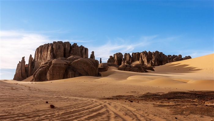 4K Tadrart Algeria Desert Landscape