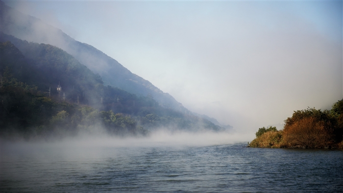 Fog Over Lake