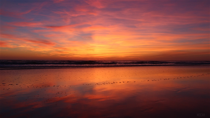 Beach Sunset Evening