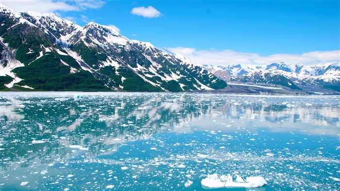 Alaska Glacier Ice Mountains