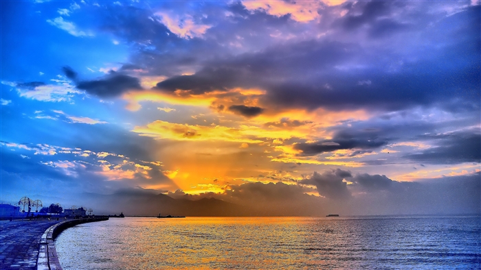 Beautiful Sea Sunset