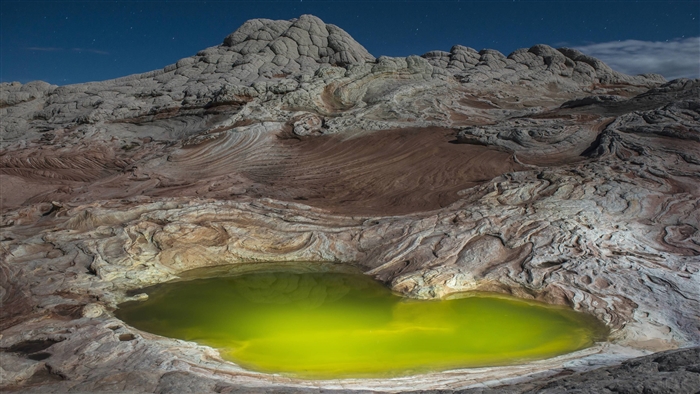 Green Pond At White Pocket