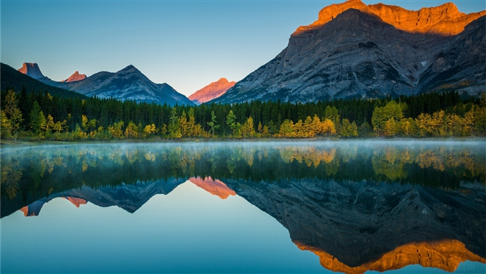 Mountain Reflection In Lake