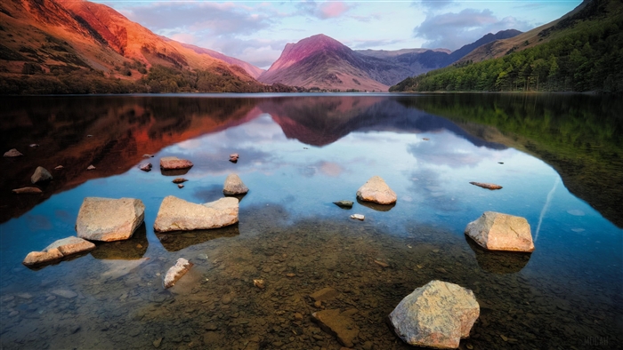 Buttermere Lake in England 4K