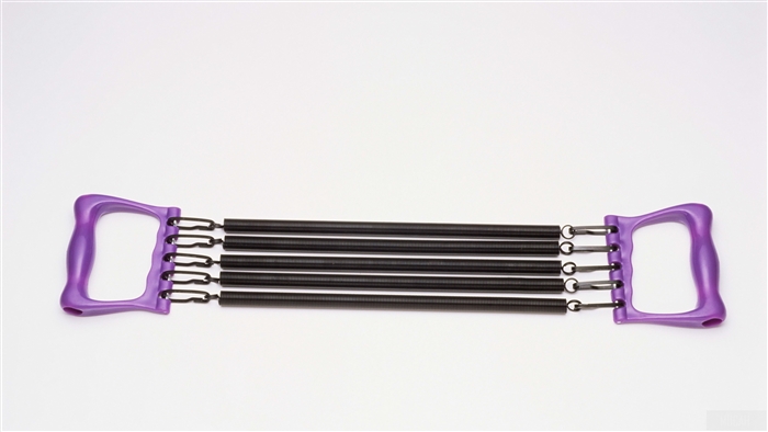 Purple spring expander with five springs