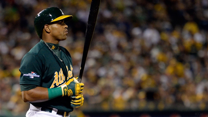 Yoenis Cespedes of the Oakland Athletics