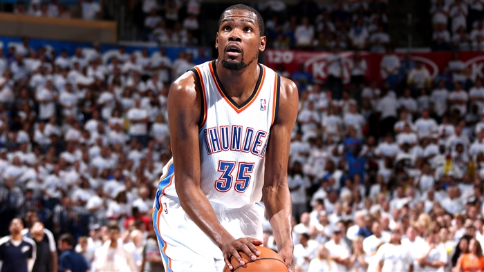 Kevin Durant of Oklahoma City Thunder 4K