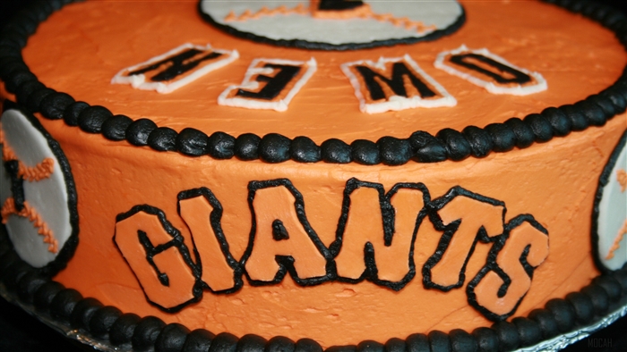 San Francisco Giants baseball cake