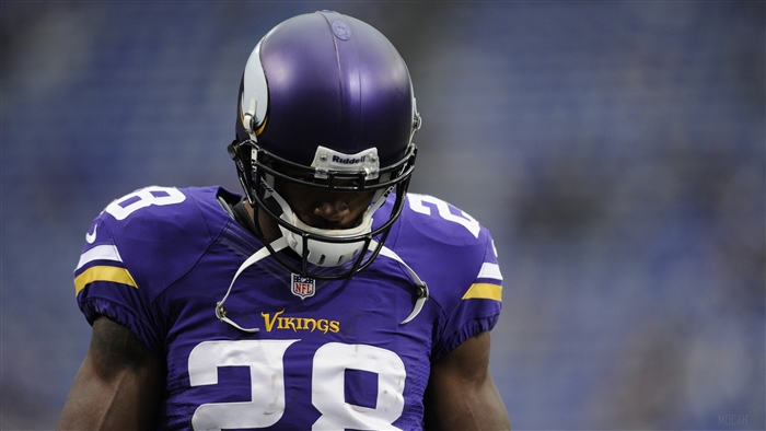 Adrian Peterson Minnesota Vikings American Football 4K