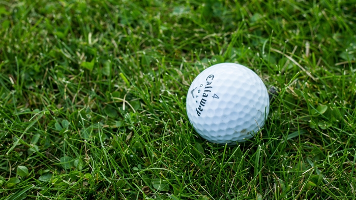 Callaway Golf Ball on Grass 4K