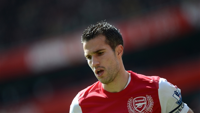 Robin van Persie in Arsenal kit