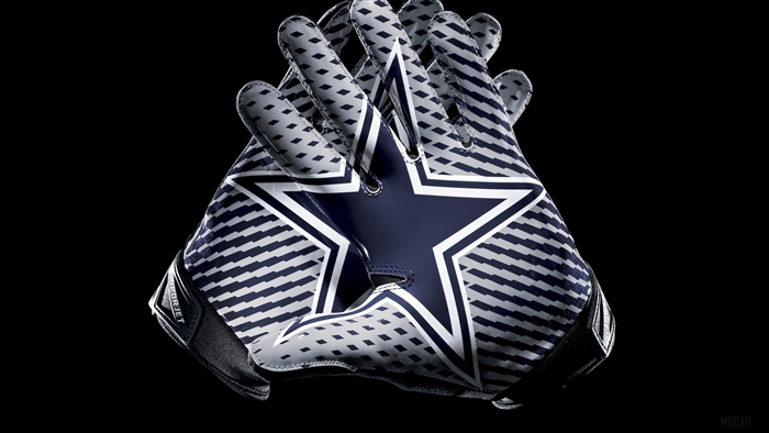 Dallas Cowboys football gloves 4K