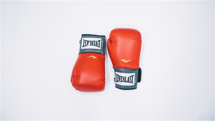 Red Everlast Boxing Gloves 4K