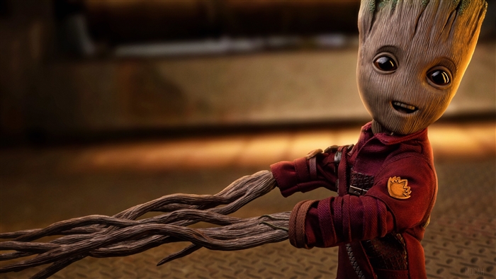 Baby Groot from Guardians of the Galaxy 4K Artwork