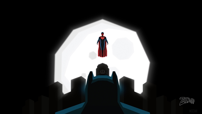 Superman And Batman Art