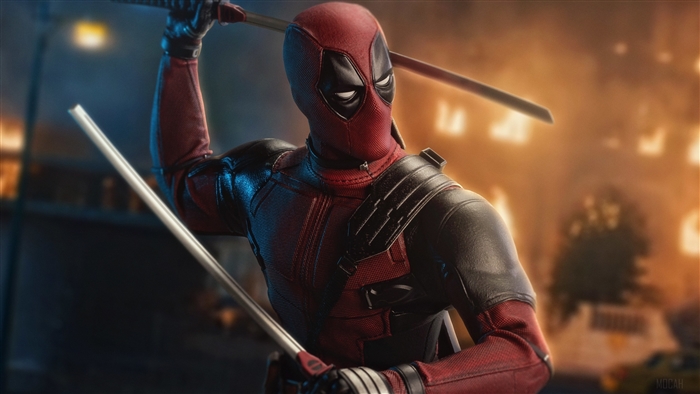 Deadpool from Deadpool 2 Artwork 4K