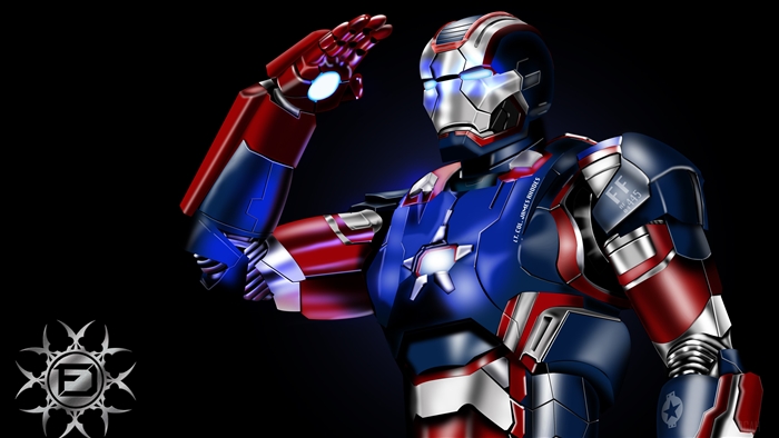 Iron Patriot from Marvel Comics 4K