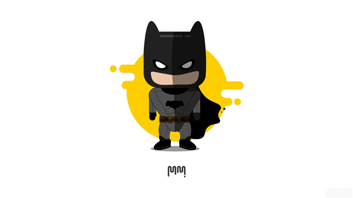 Cute Minimalist Batman 4K