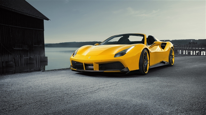 Novitec Ferrari Spider 488 Yellow Roadster