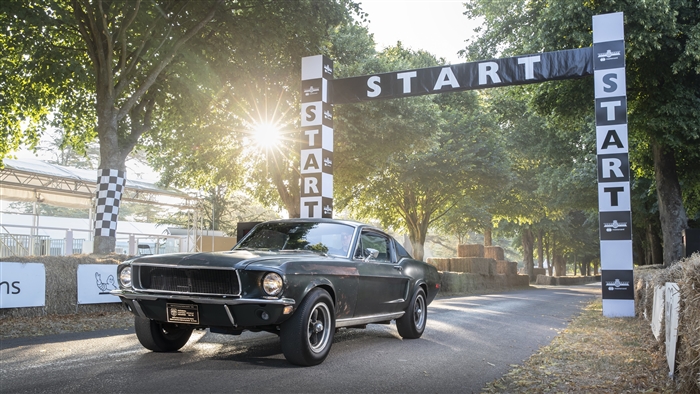 1968 Mustang GT Fastback at Start Line