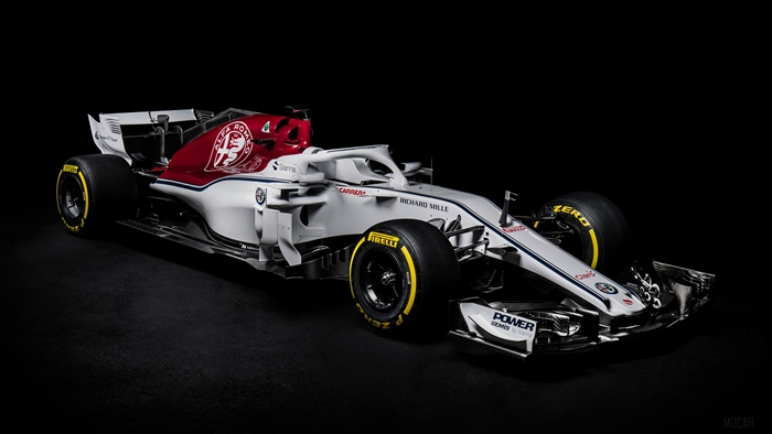 Alfa Romeo Sauber F1 car 4K