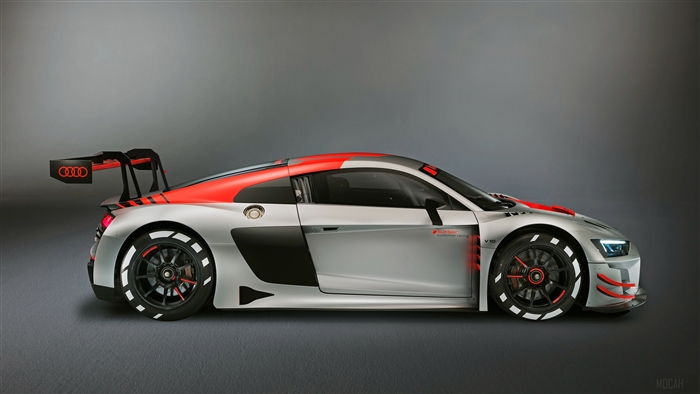 Audi R8 LMS GT3 race car side view