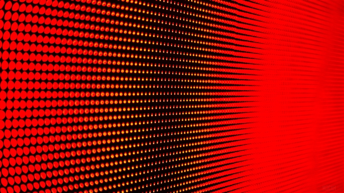 Red and orange dots surface 4K