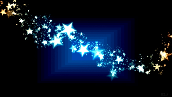 Abstract stars art 4K