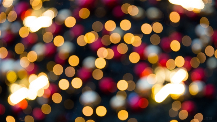 Abstract colorful bokeh lights 4K