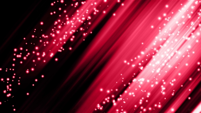 Abstract Red Light Beams and Particles 4K