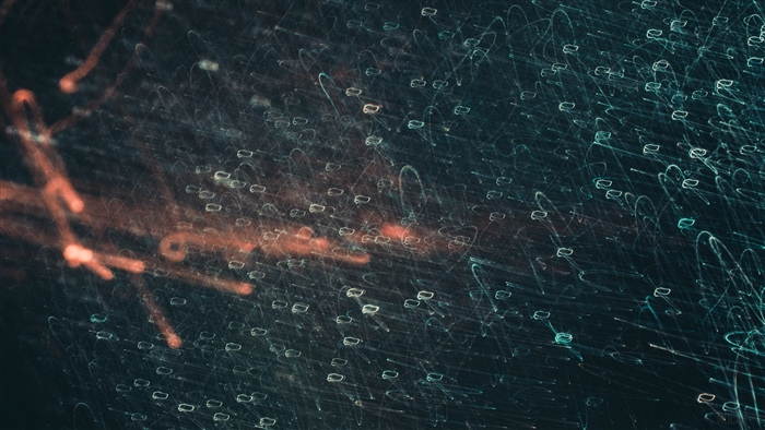 Abstract light trails and patterns 4K