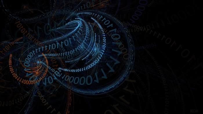 Abstract Binary Code Patterns 4K