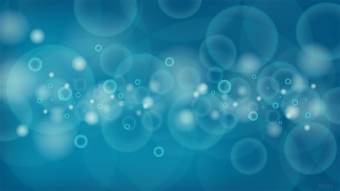 Blue Bubbles Background 4K