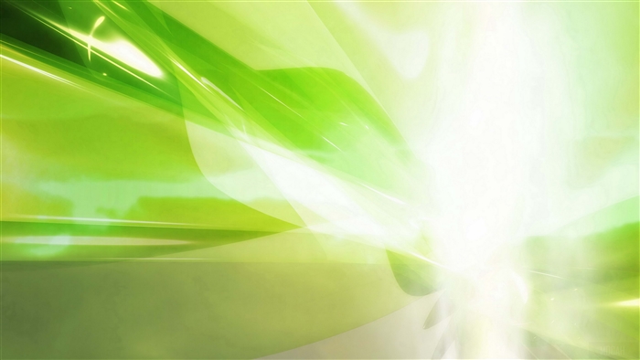 Abstract green light explosion 4K
